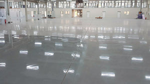 Seamless Industrial Flooring Installed on top of ACTECH 2170FC Moisture Mitigation Primer
